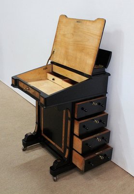 Petit bureau secrétaire Davenport 19ème - 87 x ... | Bureaux: enchères