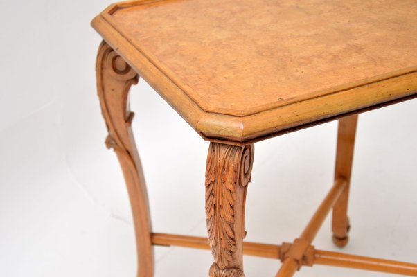 Burr Walnut Side Table from Hille 1940s for sale at Pamono