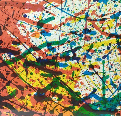 Sam Francis, Poster Lithograph, 1983 for sale at Pamono