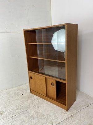 Scandinavian Teak Display Cabinet 1960s