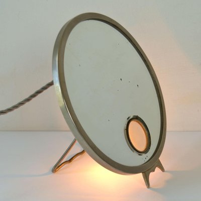 Illuminated on sale table mirror