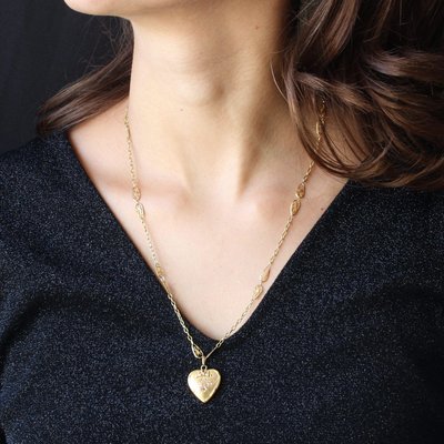 Ruby Heart Shape Pendant 
