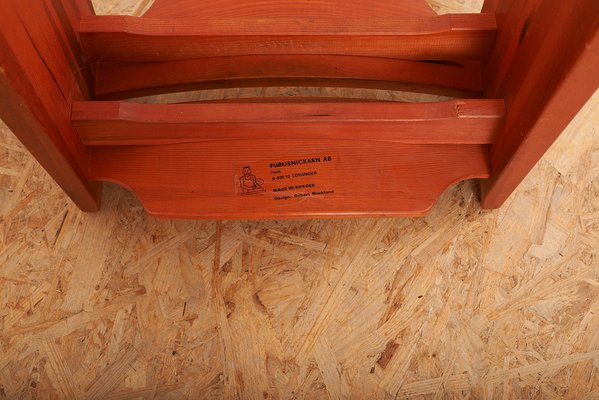 Jonte Stool by Gilbert Marlund for Furusnickarn AB, 1969 for