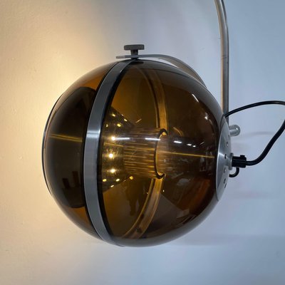 Globe Wall Arc Lamp by Dijkstra Lamps 1970s for sale at Pamono