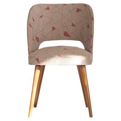 Vintage German Original Vinyl Cover Cocktail Chair 1950s for sale