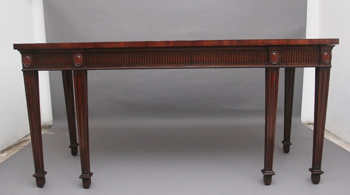 Large Early 20th Century Mahogany Serving Table for sale at Pamono
