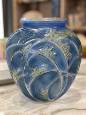 Sauterelles Vase by René for at Pamono