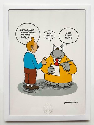 Le Chat And Tintin Philippe Geluck For Sale At Pamono