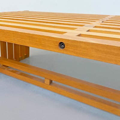 af Viva parti Mid-Century Modern Wood Ara Coffee Table by Vignelli for Driade, 1970s for  sale at Pamono