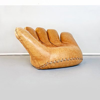 Leather Joe By J Armchair Jonathan, Leather Joe Baseball Glove Chair