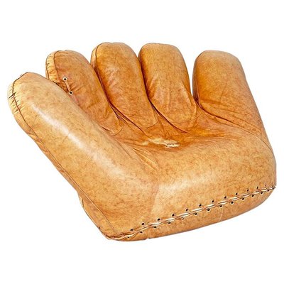 Leather Joe By J Armchair Jonathan, Leather Joe Baseball Glove Chair