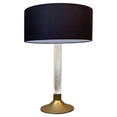 Mid Century Modern Italian Acrylic Glass And Brass Table Lamp 1960s For At Pamono Brass Table Lamp 1960s For At Pamono, Floor Lamps With Acrylic Shade Uk