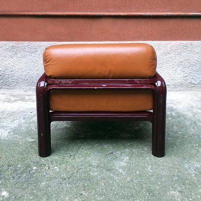 Mid-Century Modern Italian 54-S1 Armchairs attributed Gae