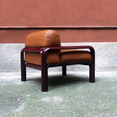 Mid-Century Modern Italian 54-S1 Armchairs attributed Gae Mid-Century Modern Italian 54-S1 Armchairs attributed Gae