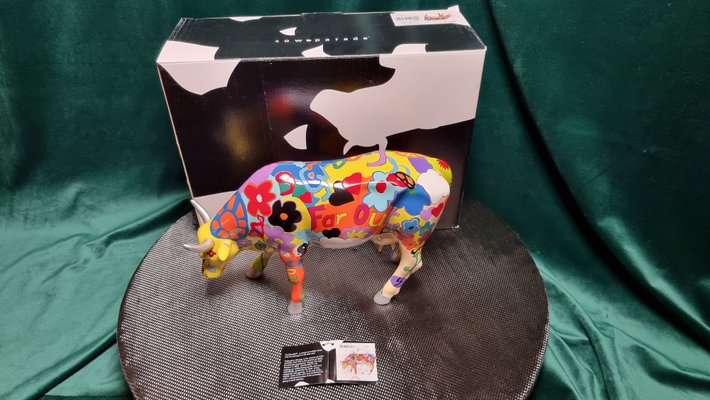 Cow-Moo-Flage Figure collection resin medium Parade -Cow (medium) Cow-Moo-Flage parade cow カウパレード 置物