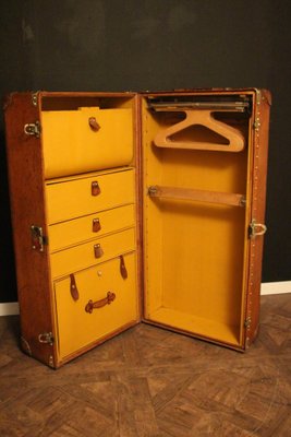 All Leather Wardrobe Steamer Trunk or Coffee Table from Louis Vuitton