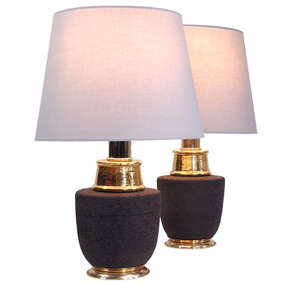 Table Lamps From Bitossi 1960s Set Of, Catalina Lighting Weathered Filigree Table Lamp