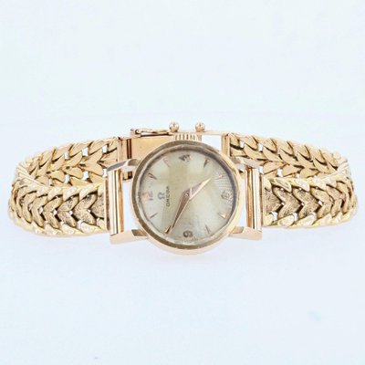 omega ladies gold watch