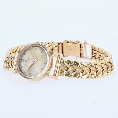 French 18 Karat Yellow Gold Omega 