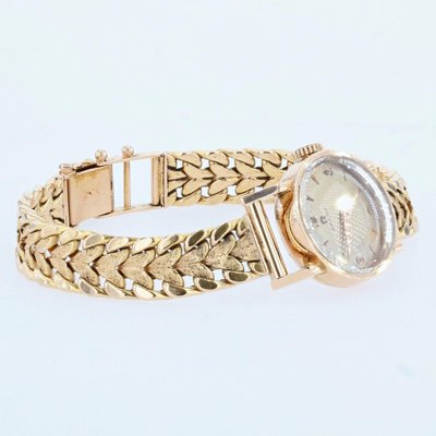 French 18 Karat Yellow Gold Omega 