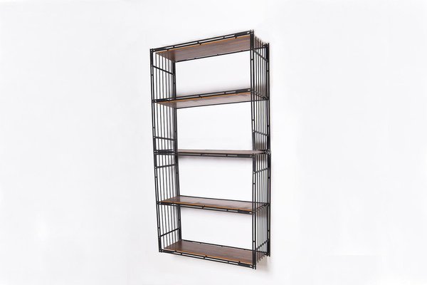 Modernist Italian Bookcase 1950s For, 8 Inch Deep Bookcase With Doors