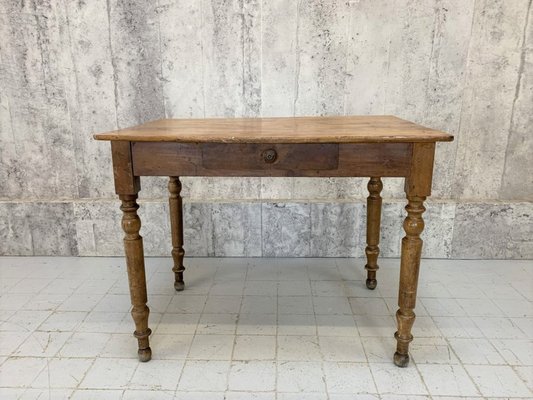 Solid Walnut Wood Table Or Desk With, Wooden Desk Table Legs