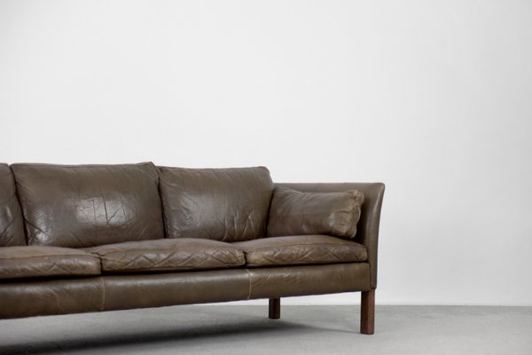 Mid Century Modern Vintage Leather, Leather Sofa Restoration London