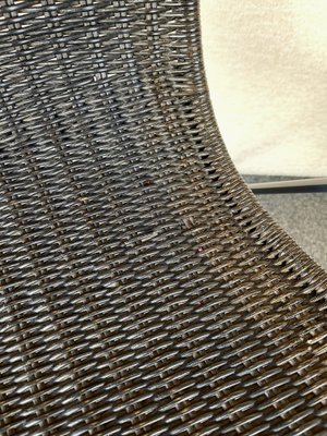 Italian Metal Rattan Zigo Chairs by Ron Arad for Driade, 1990s