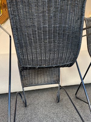 【希少】 driade ZIGO ラタンチェア ロン・アラッド ヴィンテージ Italian Metal Rattan Zigo Chairs by Ron Arad for Driade, 1990s