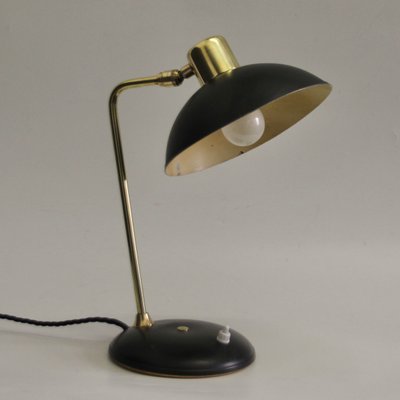 Gold Desk Lamp, 1950s for sale at Pamono
