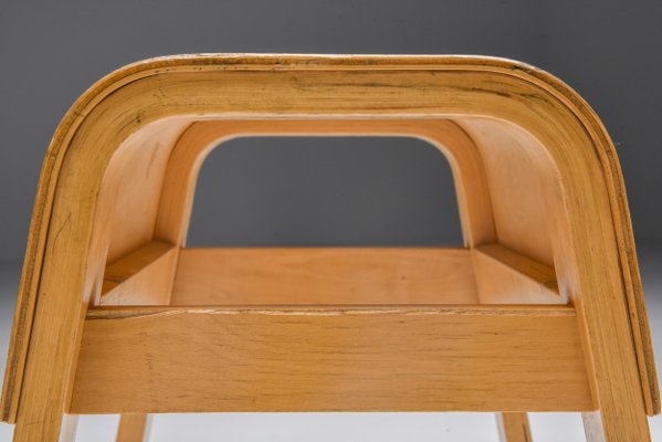 Mid Century Scandinavian Modern Stool from Ikea Swedish 1970s