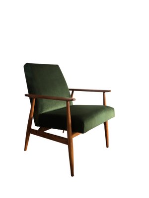 Mid Century Green Armchair by Henryk Lis 1960s