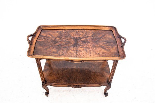 French Tray Table 1920 For At Pamono, Brown Leather Tray Table