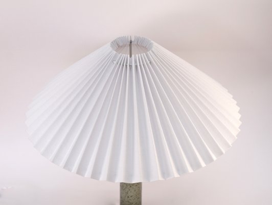 Danish pleated store lamp shades