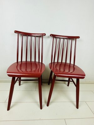 Red new arrivals wooden chair