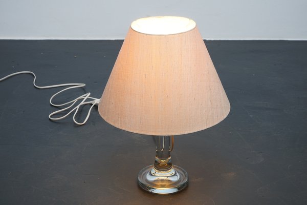 Vintage Glass Table Lamp from Holmegaard 1960s for sale at Pamono