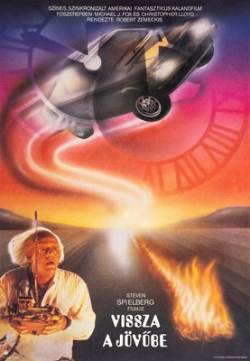 Affiche de Film de Retour vers le Futur, Hongrie, 1987 en vente
