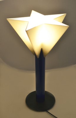 Star Shaped Table Lamp by Salvatore Gregorietti for Status Milano 1980s for sale at Pamono