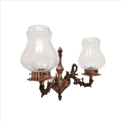 Portuguese Regency Style Bronze Wall Mounted Lamps, 1920s, Set of 2 for  sale at Pamono