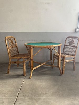 Modern bamboo on sale dining chairs