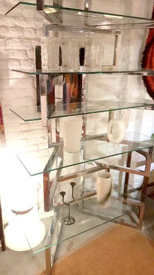 Glass display wall shelves deals