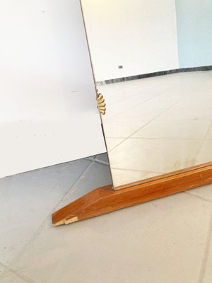 Brass Fan Mounts 1950s For At Pamono, Large Unframed Floor Mirror