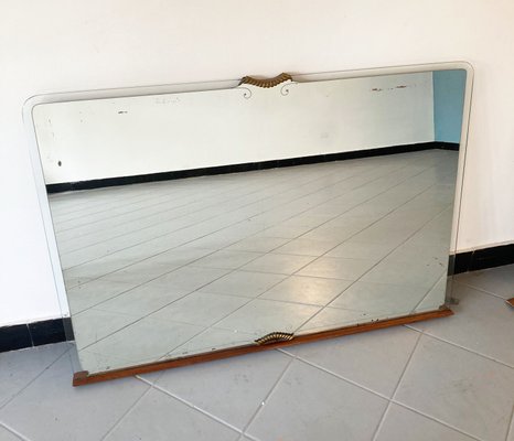 Large Unframed Mirror With Brass S, What To Do With A Large Unframed Mirror