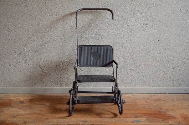 Vintage metal doll stroller hotsell