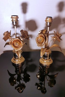 Hollywood regency brass lamps store