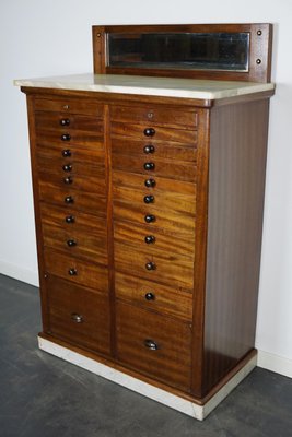 Antique wooden dental cabinet discount