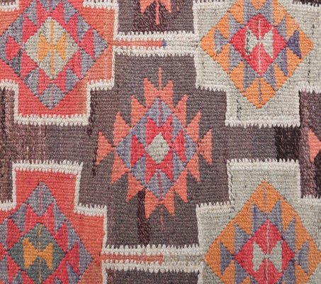 Vintage Turkish Flat Weave Handmade
