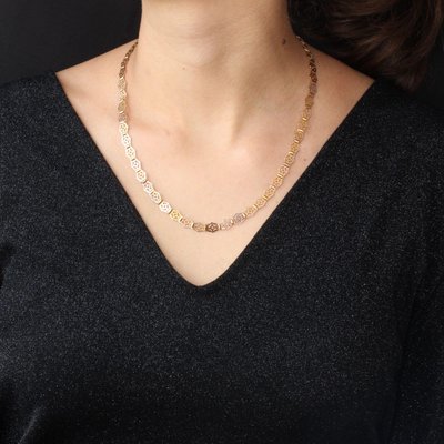French 18 Karat Rose Gold Openwork 