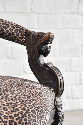 Leopard print store tub chair