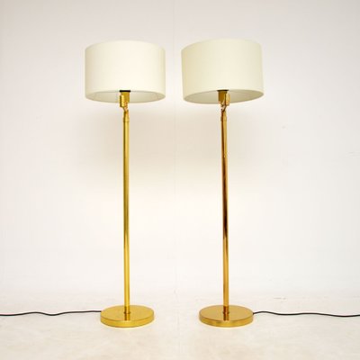 Vintage Brass Floor Lamps By George, Gold Floor Lamp And Table Set